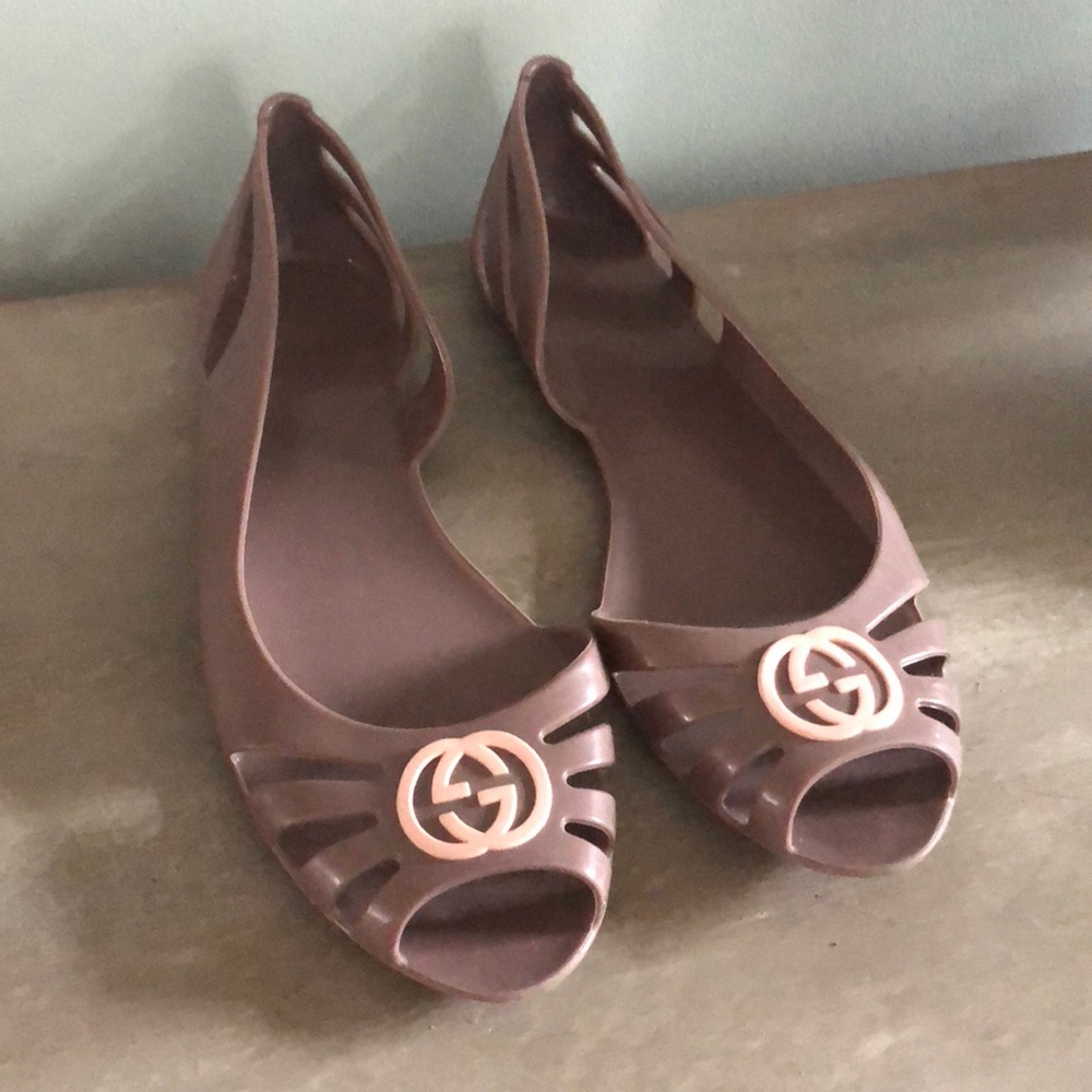 Gucci Jelly Flats